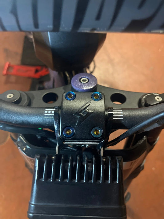 titanium bolts handle bars mounts for a super73 Z Adevenutre,Rx and miami