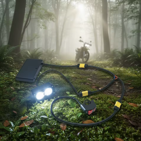 battery powerd baja light with swich for any bike